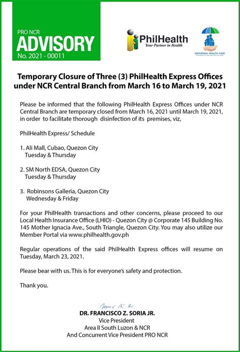 Philhealth Express, Calabarzon .